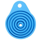 Portable Retractable Funnels Home Kitchen Funnel Convenient Storage Blue H4S6