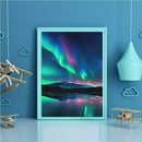 5D DIY Full Drill Diamond Painting Aurora Scenery Embroidery Work (02)