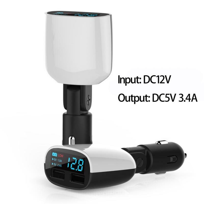 2016 Car Charger Dual USB Plus Adapter Cigarette Lighter LED For All iPad Tablet