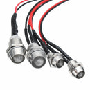 Headlight 2pcs Front+Back LED Light Kit For WPL B14/16/42 C14/24 RC Car Truck