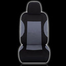 Universal 9Pcs Car SUV Seat Covers Set For Auto Front+Rear Seat Headrests Gr Hn