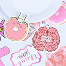 50Pcs Cartoon Pink Girls Stickers DIY Suitcase Laptop Guitar Bicycle Car Dec ly
