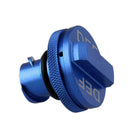Green Fuel Cap Blue DEF Cap For 2013-2019 Dodge Ram 3500 2500 Cummins G8D0