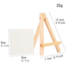 10pcs Wooden Display Easel Art Supply Tabletop Name Card Display Easel