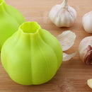 1X(Garlic Barker Kitchen Tools Food Grade Silicone Soft Peeling Garlic Peel