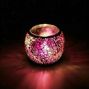 Mosaic Glass Tealight Candle Holder Candlestick for Wedding Home Decor_G