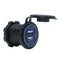 5V 2.1A 12-24V Dual Usb Car Charger Universal Power Adapter Socket With Led I6C2