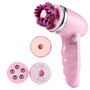 4-In-1 Electric Facial Cleansing Devices Cleaning Brush Pore Cleanser Facia M1L6