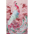 5D DIY Full Drill Diamond Painting Pink Peafowl Cross Stitch Embroidery Kit