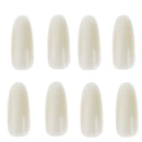50pcs/Pack Ultra-Thin No. 3 Round Half Cover Nail Stickers Salon Exemption