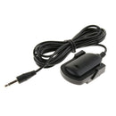 1 Piece 3.5mm Mono Straight Car Microphone Mic Amplifier Black