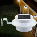 Solar Power Light LED Wall Light Outdoor Garden Fence Waterproof Lamp White