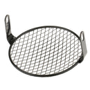 Black 6.5" 16cm Headlamp Headlight Grill Stone Guard Stainless Steel