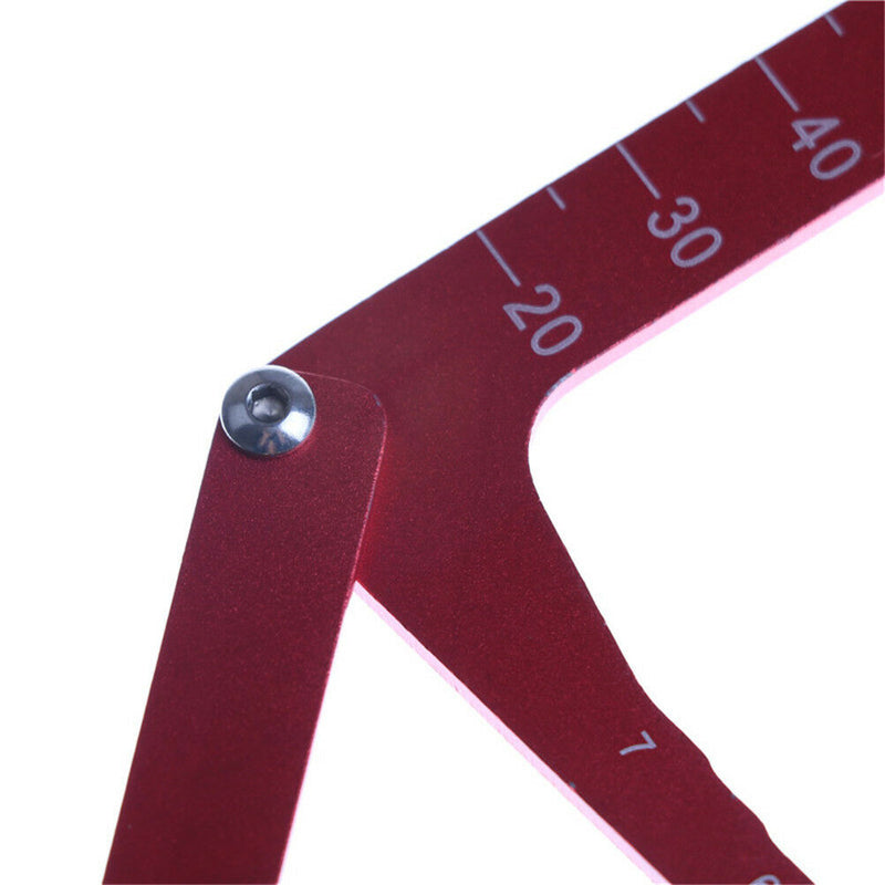 Adjustable Ruler Measure RC Car Height & Wheel Rim Camber for 1/10 1/8 RC Car Ew