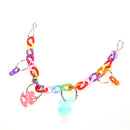 Acrylic Chew Swing Climb Ladder Scratcher Bites Toys For Cockatiel Parakeet