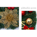 Large Artificial Flower Garlands Christmas Wreath XMas inside and outside p A3V3