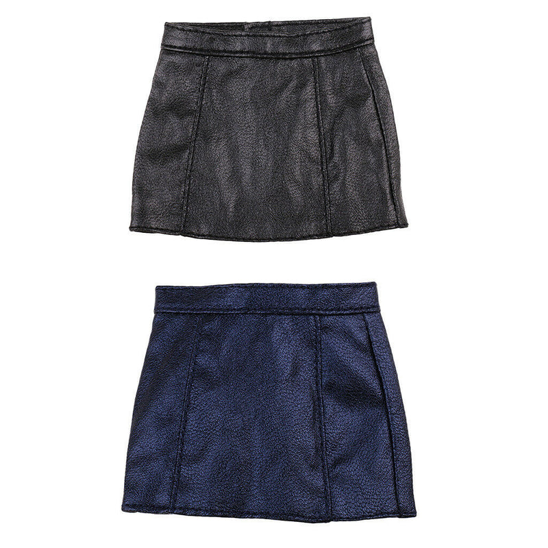 1/6 PU Leather Skirt Clothing for 12'' HT  Kumik CY CG Girl Body Black