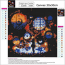 Girl in Night Round DIY Full Drill Diamond Painting Embroidery Kits Craft