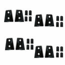 8pcs ABS Hood Car Door Hinge Cover Protector Auto Side for Wrangler JK 2007-2017