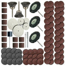 150Pc Rotary Power Tool Accessory Bit Set Fits 1/8 Inch Shank Grinding Poli