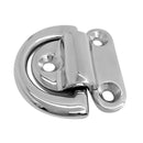Folding Pad Eye Deck Lashing Ring Staple Cleat Anchor Point for Trailer Boat RV