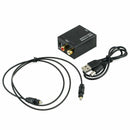 Digital Optical Toslink SPDIF Coax to Analog RCA Audio Converter Adapter wi J1O5