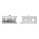2Rectangular-Shape Glass Clamp Glass Shelf Clamp Clip w/ Screws S2M9