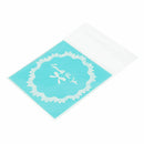 50pcs 10x10cm Cookie packaging lace candy self-adhesive plastic bags for bi