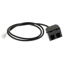 Telephone Cord RJ9 4P4C Male to RJ9 Female Plug Jack Adapter Cable 25cm