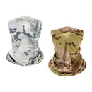 2Pcs Mens Silky Motorcycle Balaclava Soft Windproof Headscarf Skiing Anti-UV