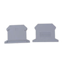 10PCS D-UK2.5 END PLATE Din Rail Uneiversal screw type Terminal Block B Ew