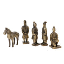 8cm 5 Pieces Terracotta Army Qin Terra Cotta Warriors Figures Handicrafts Best