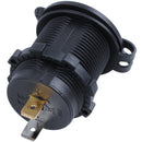 Cigarette Marine Moto Cigar Lighter Power Plug (Black) T9W1