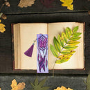 DIY Dreamcatcher Special Shaped Diamond Painting Leather Bookmark w/Tassel