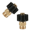 2pcs Brass Garden Hose Quick Connector M22M x M22F Quick Connector Coupler