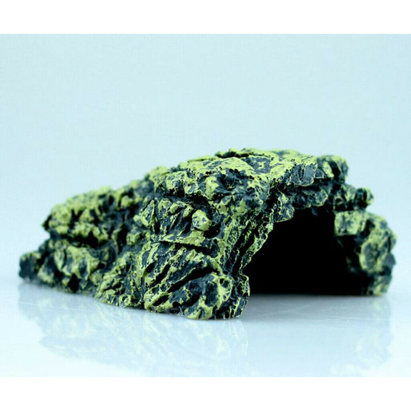 Reptile Rock Hide Cave, Amphibians Pet Tortoise Escape Habitat Cave, Handcrafed