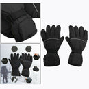 Winter Electric Heated Glove Rechargeable Battery Warm Hand Sport Black+Gray
