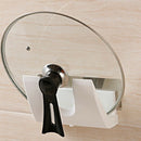 Removable Wall Mounted Creative Sucker Strong Load-Bearing Lid Rack Kitchen
