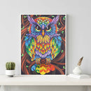 5D DIY Special Shaped Diamond Painting Owl Cross Stitch Mosaic Craft Kit