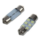 10 x 6 3528 SMD LED Festoon Lamp Festoon Interior Lighting 31 mm 12V White