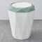 2Pcs Rubbish Garbage Bin Trash Can Swing Lid Bathroom Living Room Hotel