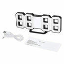 Led Wall Clock Table Clock Digital Alarm Clock With Led Display Brightness