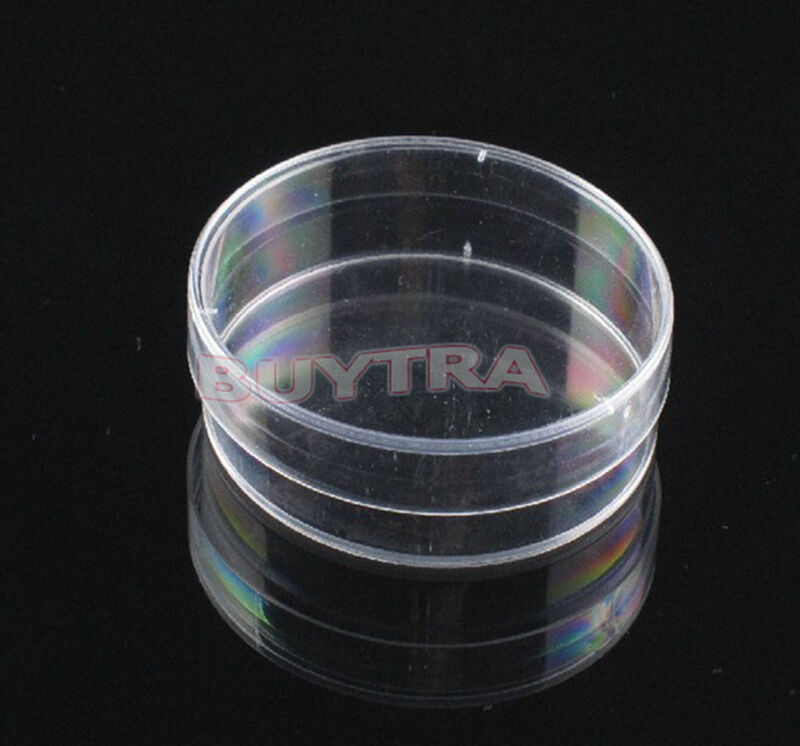 10X Sterile Plastic Petri Dishes For LB Plate Bacteria 55x15mmSE