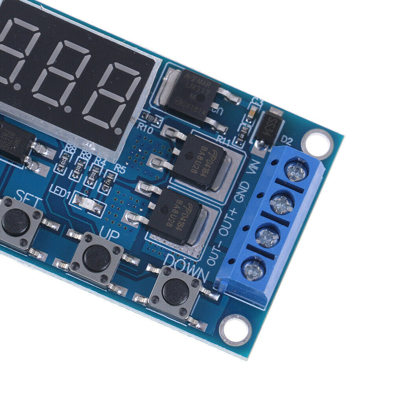 LED DC 5V~36V Dual MOS Control Cycle Trigger Timer Delay Relay Module  Pz