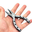 Mini Multifunctional Fishing Split Ring Plier Hook Remover Braid Line Cutter