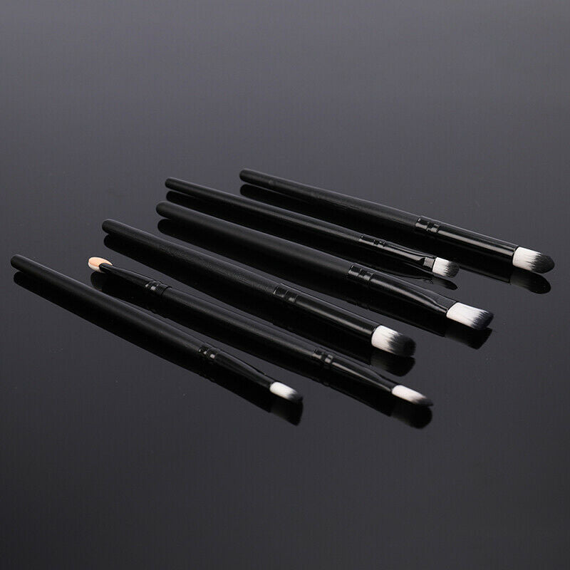 6Pcs Eye Shadow Makeup Brushes Kit Soft Cosmetic Eyeshadow Eyebrow CosmeticB Ew