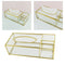 Rectangular Clear Glass Paper Tissue Box Decorative Glass Napkin Storage Box