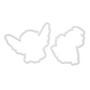Silicone Stamp+Metal Cutting Dies Stencil Frame Scrapbook Angel Craft