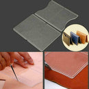 Acrylic Clear Craft Pattern Template Set Tools For Leather Bag Wallet Craft F8V5