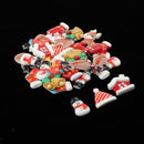 30x Christmas Element Scrapbooking Embellishments Album Decors DIY Button